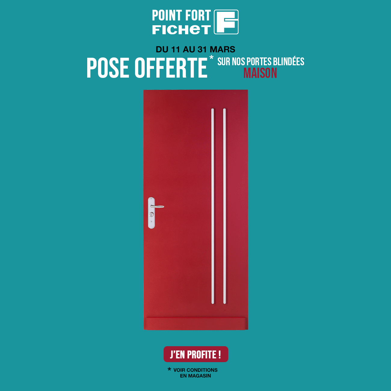Porte blindee fichet Sartrouville Pose Offerte